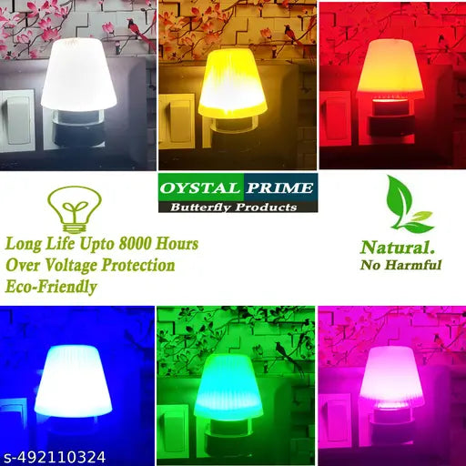 Umbrella Shape night lamp||Room Light||Wall Lamp|| 2 pin jack system (Set of -6)