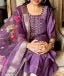Embroidered Kurta With Printed Dupatta And pent