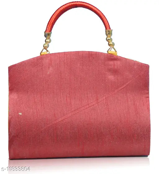 Trendy Women's Red Clutch