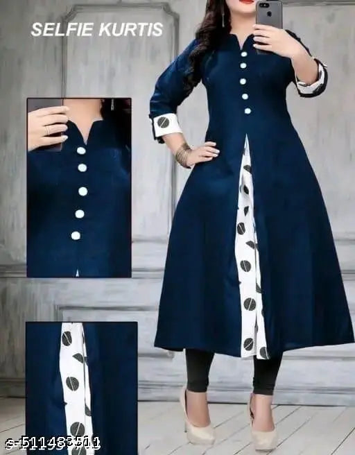Selfi Cotton Branded Kurti "Trendy Kurtis for the Stylish You ✨"